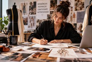 Como transformar referências de estilo em um portfólio de moda original