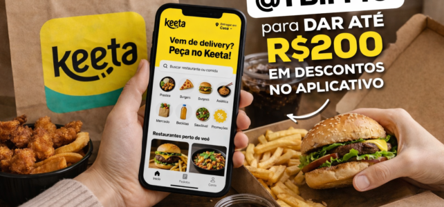 Keeta Cupom de Desconto: como ganhar até R$200 no app em 2026