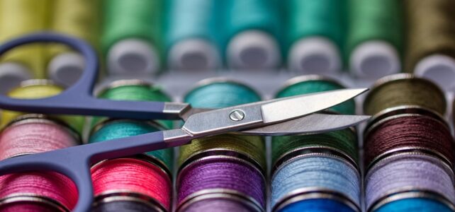 5 tipos de pontos de costura à máquina