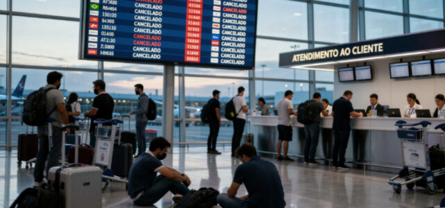 Voos cancelados durante feriados ou alta temporada: direitos dos passageiros